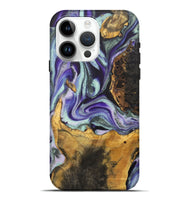 iPhone 15 Pro Max Wood Live Edge Phone Case - Alvy (Purple, 727220)