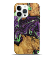 iPhone 15 Pro Max Wood Live Edge Phone Case - Charlee (Purple, 727234)