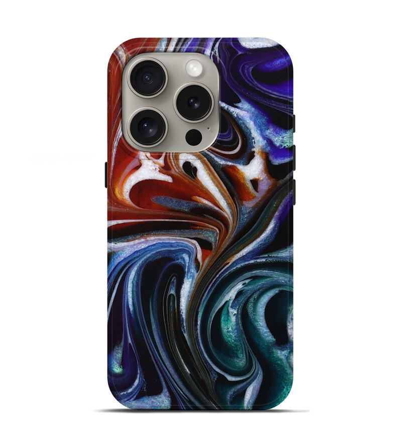 iPhone 16 Pro ResinArt Live Edge Phone Case - Bernetta (Ombre, 727247)