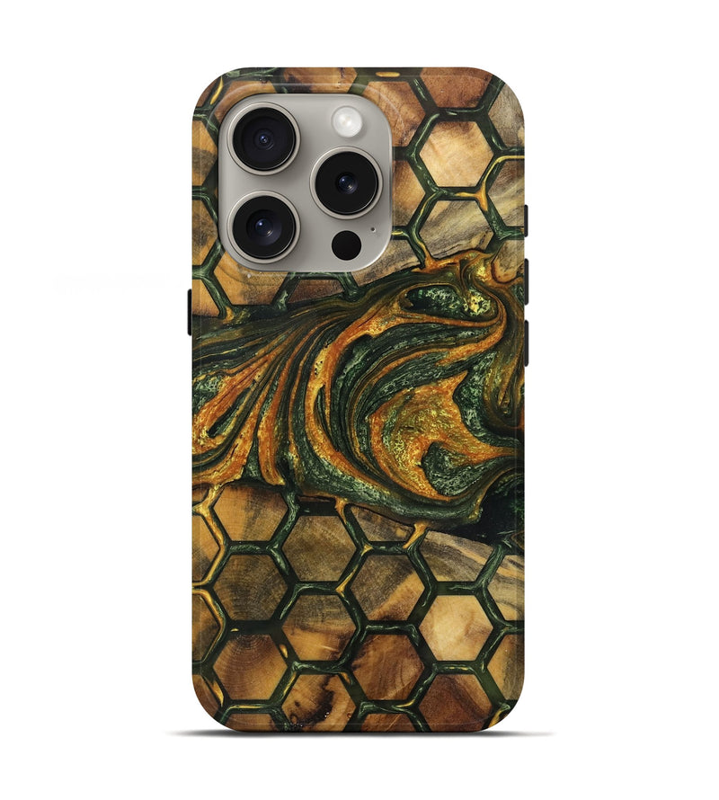 iPhone 16 Pro Wood Live Edge Phone Case - Babe (Pattern, 727267)