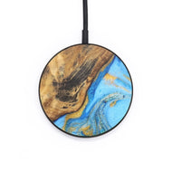 Circle Wood Wireless Charger - Maddox (Teal & Gold, 727299)