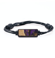 Classic Wood Bracelet - Kaylani (Purple, 727377)