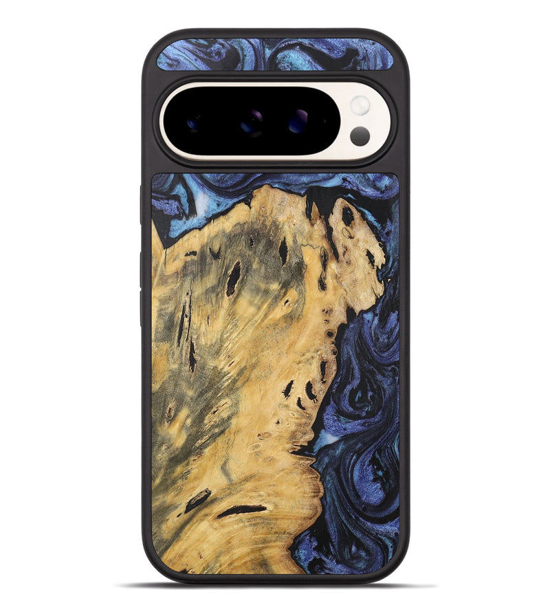 Pixel 9 Pro XL Wood Phone Case - Genoveva (Blue, 727389)