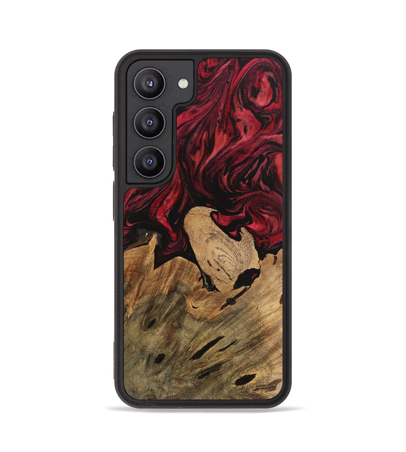 Galaxy S23 Wood Phone Case - Blinni (Red, 727408)