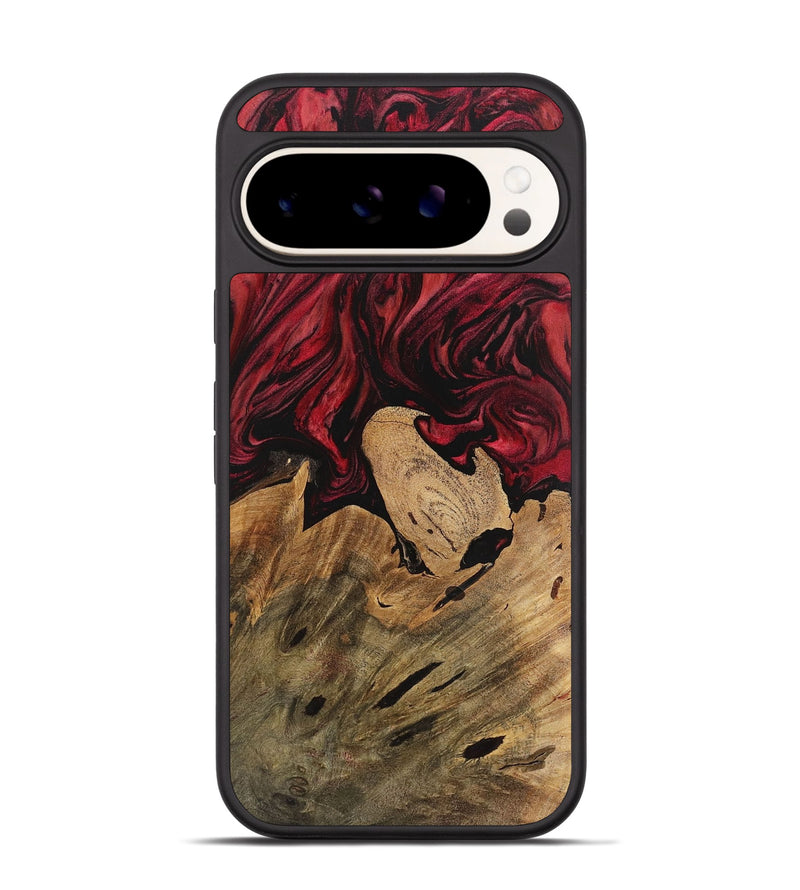 Pixel 9 Pro Wood Phone Case - Blinni (Red, 727408)