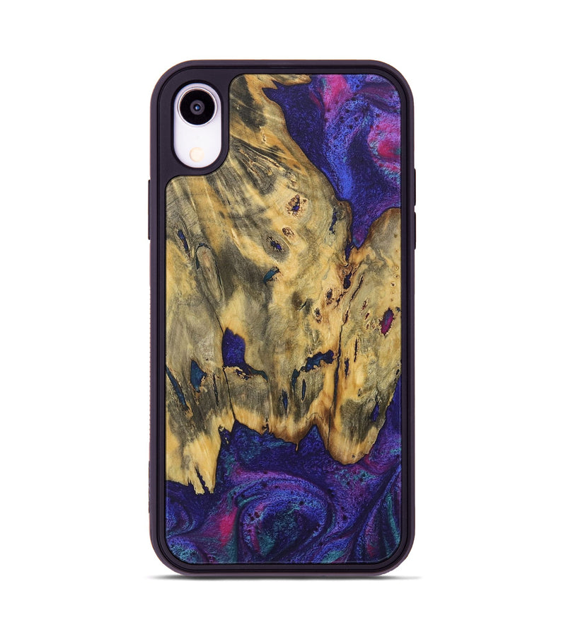 iPhone Xr Wood Phone Case - Sharman (Purple, 727428)