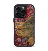 iPhone 16 Pro Wood Phone Case - Seji (Red, 727431)