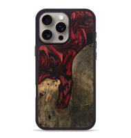 iPhone 16 Pro Max Wood Phone Case - Conny (Red, 727433)