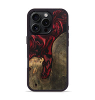 iPhone 16 Pro Wood Phone Case - Conny (Red, 727433)