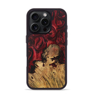 iPhone 16 Pro Wood Phone Case - Mafalda (Red, 727434)