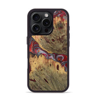 iPhone 16 Pro Wood Phone Case - Ammie (Red, 727436)