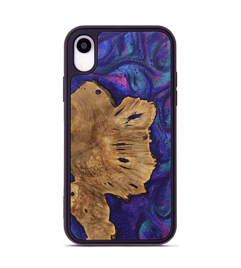 iPhone Xr Wood Phone Case - Ryoung (Purple, 727438)