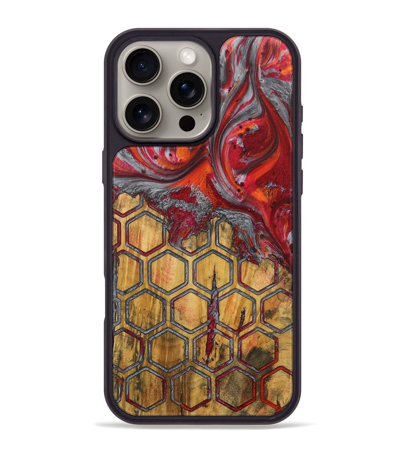 iPhone 16 Pro Max Wood Phone Case - Mendel (Pattern, 727442)