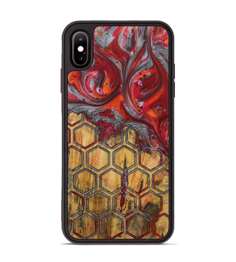 iPhone Xs Max Wood Phone Case - Mendel (Pattern, 727442)