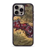 iPhone 15 Pro Max Wood Phone Case - Loesje (Red, 727443)