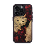 iPhone 16 Pro Wood Phone Case - Dozier (Red, 727444)