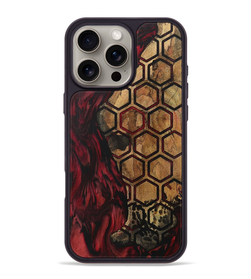 iPhone 16 Pro Max Wood Phone Case - Alvah (Pattern, 727445)