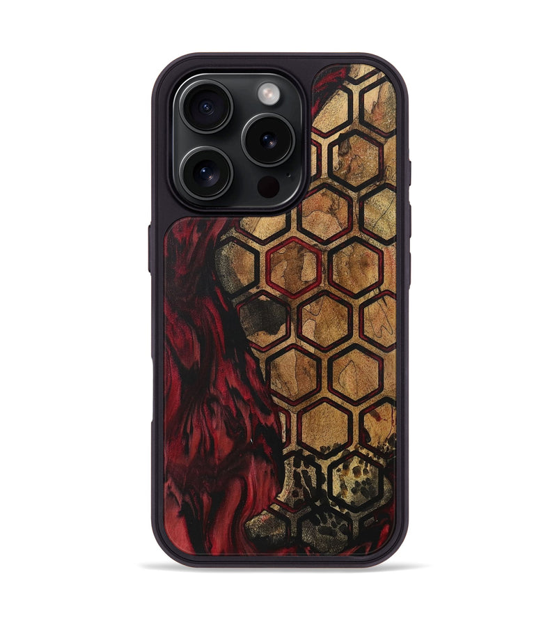 iPhone 16 Pro Wood Phone Case - Alvah (Pattern, 727445)