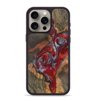 iPhone 15 Pro Max Wood Phone Case - Lauryn (Red, 727448)