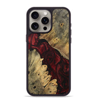 iPhone 15 Pro Max Wood Phone Case - Phylis (Red, 727450)