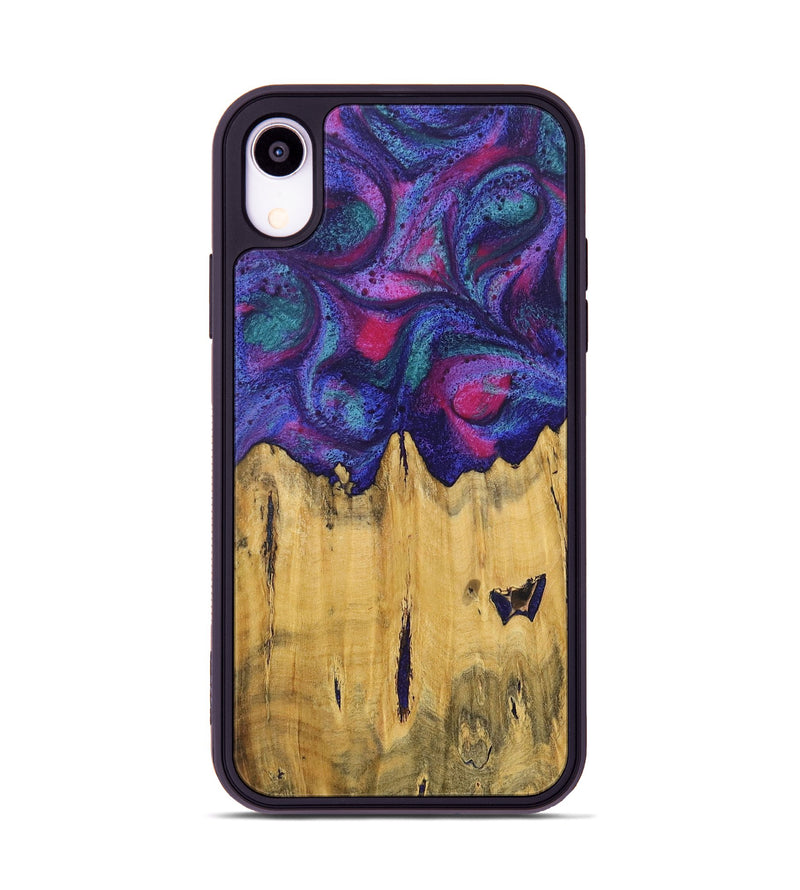 iPhone Xr Wood Phone Case - Millard (Purple, 727452)