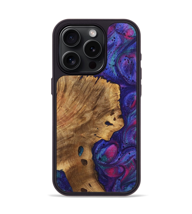 iPhone 15 Pro Wood Phone Case - Sullivan (Purple, 727454)