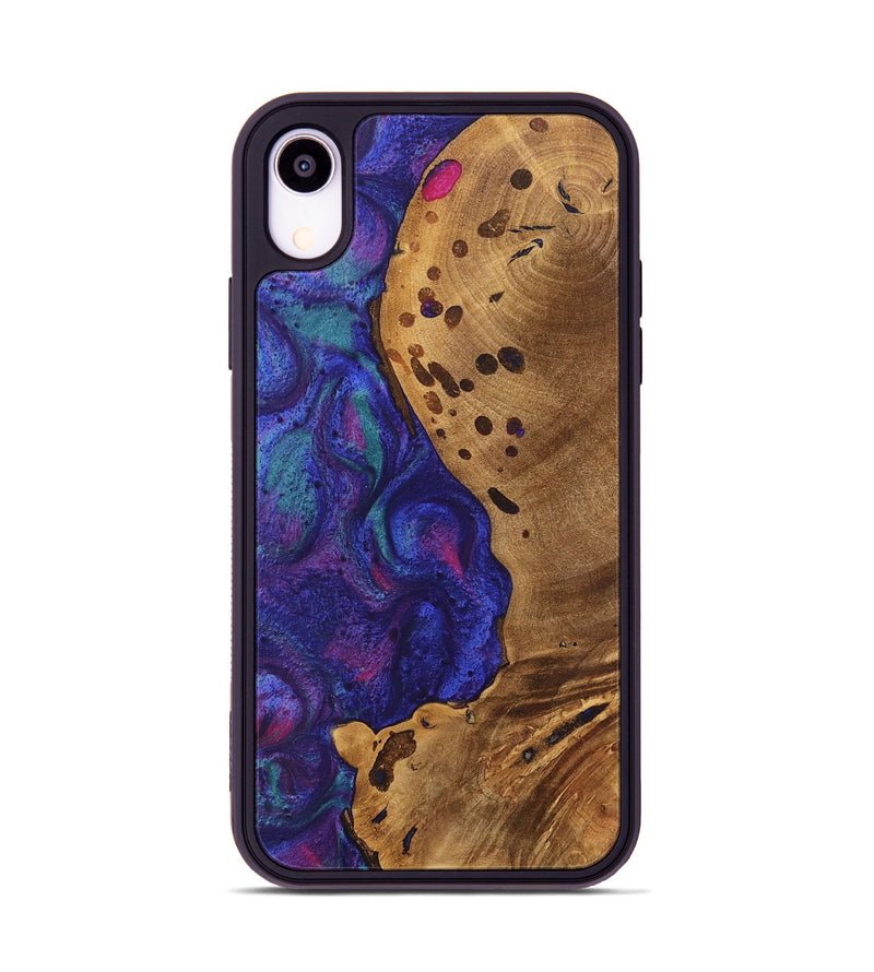 iPhone Xr Wood Phone Case - Finley (Purple, 727455)