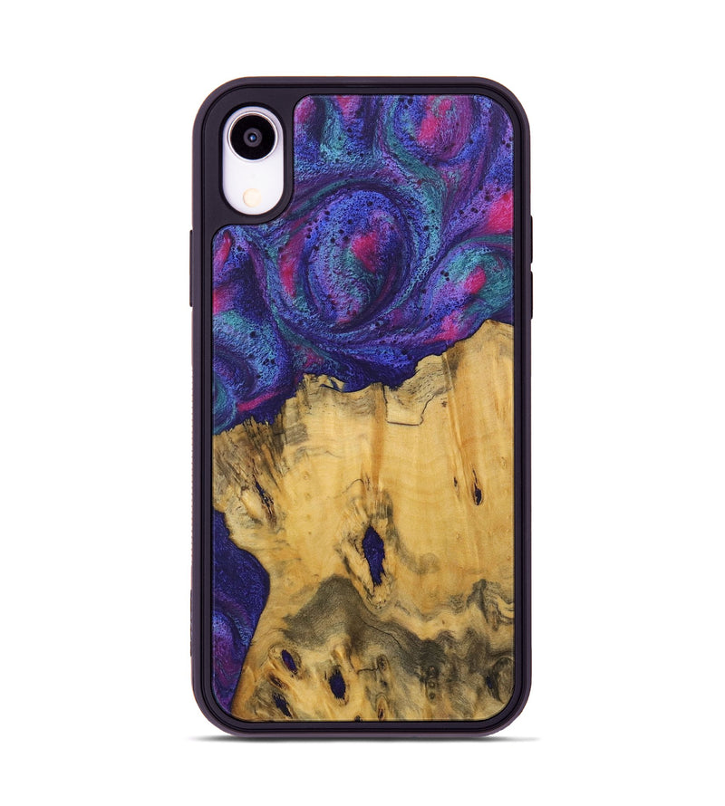 iPhone Xr Wood Phone Case - Alphonsus (Purple, 727457)