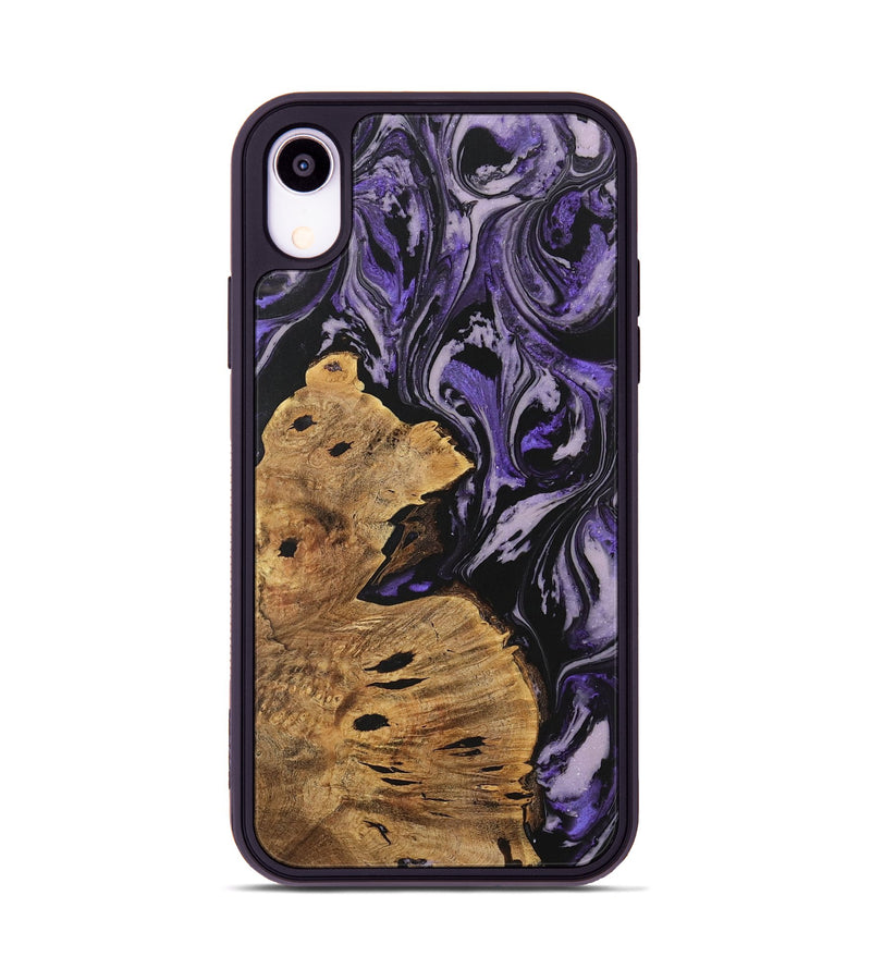 iPhone Xr Wood Phone Case - Era (Purple, 727459)