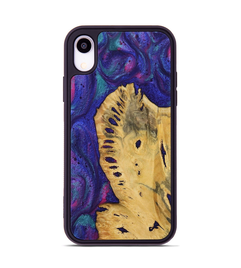 iPhone Xr Wood Phone Case - Annamaria (Purple, 727465)