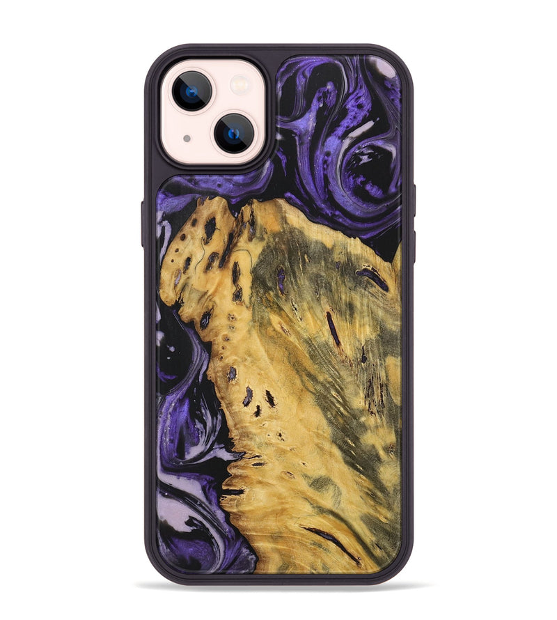 iPhone 14 Plus Wood Phone Case - Phyliss (Purple, 727469)