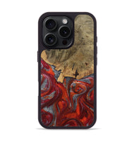 iPhone 16 Pro Wood Phone Case - Ros (Red, 727470)