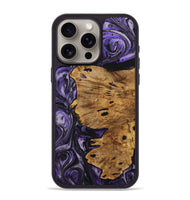 iPhone 15 Pro Max Wood Phone Case - Kinman (Purple, 727475)