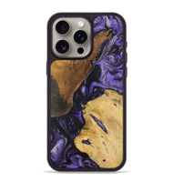 iPhone 15 Pro Max Wood Phone Case - Bettylou (Purple, 727497)