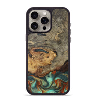 iPhone 15 Pro Max Wood Phone Case - Caty (Green, 727505)