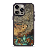 iPhone 16 Pro Max Wood Phone Case - Caty (Green, 727505)