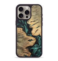 iPhone 15 Pro Max Wood Phone Case - Earley (Green, 727517)