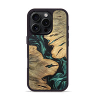 iPhone 16 Pro Wood Phone Case - Earley (Green, 727517)