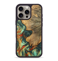 iPhone 16 Pro Max Wood Phone Case - Honey (Green, 727518)