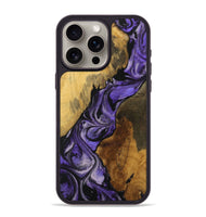 iPhone 15 Pro Max Wood Phone Case - Hesham (Purple, 727524)