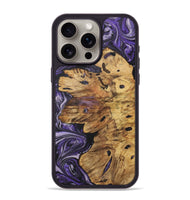 iPhone 15 Pro Max Wood Phone Case - Maryanne (Purple, 727528)