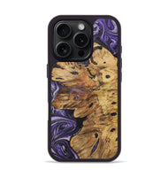 iPhone 16 Pro Wood Phone Case - Maryanne (Purple, 727528)