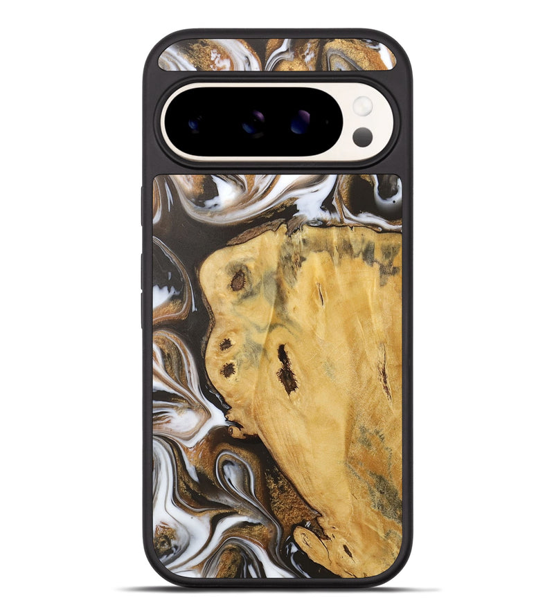 Pixel 9 Pro XL Wood Phone Case - Tyrus (Black & White, 727537)