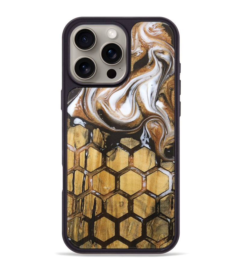 iPhone 16 Pro Max Wood Phone Case - Apurve (Pattern, 727540)