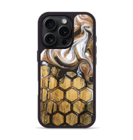 iPhone 16 Pro Wood Phone Case - Apurve (Pattern, 727540)