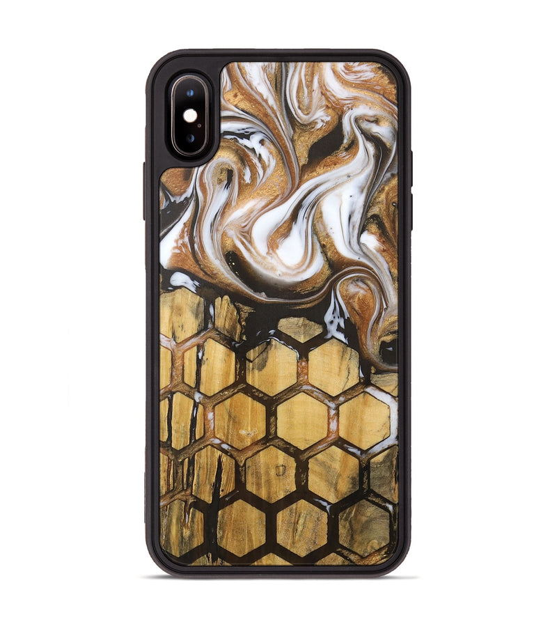 iPhone Xs Max Wood Phone Case - Apurve (Pattern, 727540)