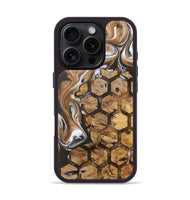 iPhone 16 Pro Wood Phone Case - Jessalin (Pattern, 727555)