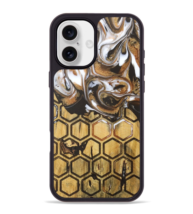 iPhone 16 Plus Wood Phone Case - Maya (Pattern, 727557)