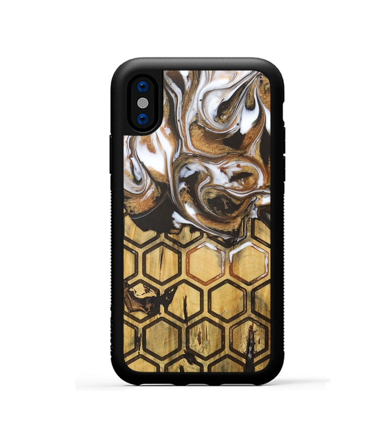 iPhone Xs Wood Phone Case - Maya (Pattern, 727557)