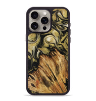 iPhone 15 Pro Max Wood Phone Case - Joachim (Black & White, 727589)